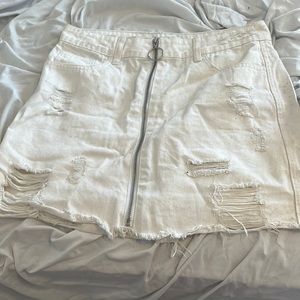 White Forever 21 Skirt